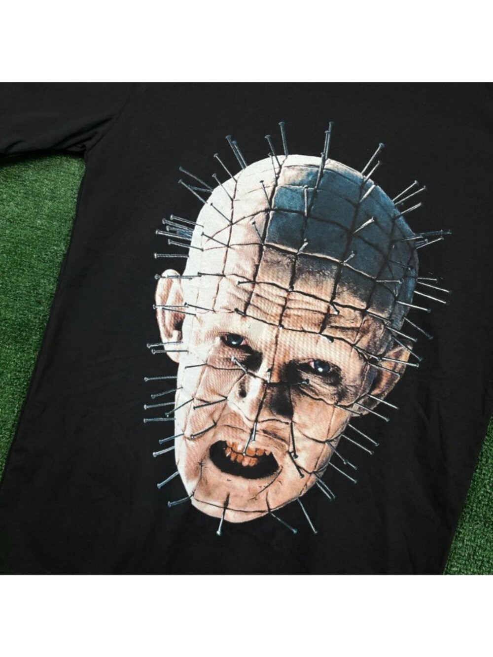 Hellraiser Pinhead Big Head Close Up Horror T-Shirt Size Large - Picture 4 of 4